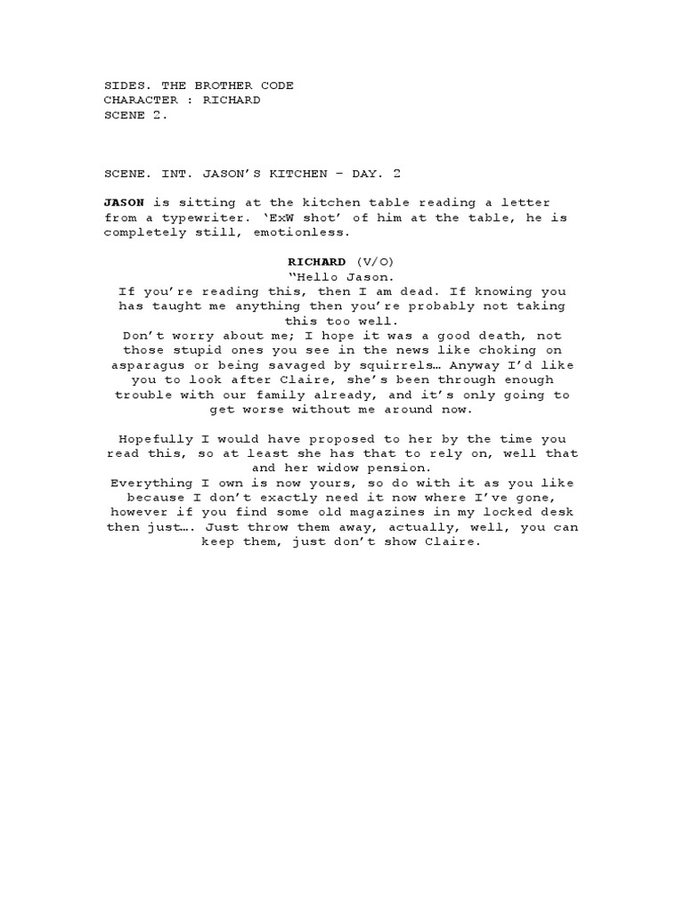 Richard's Last Letter to Jason | PDF | Mystery, Thriller & Crime Fiction