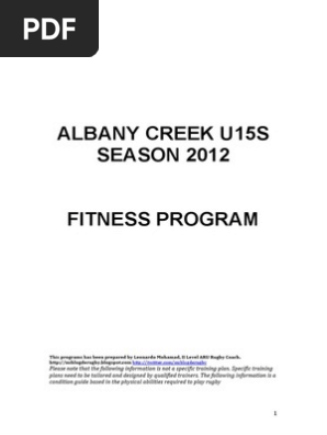 Fitness-Program