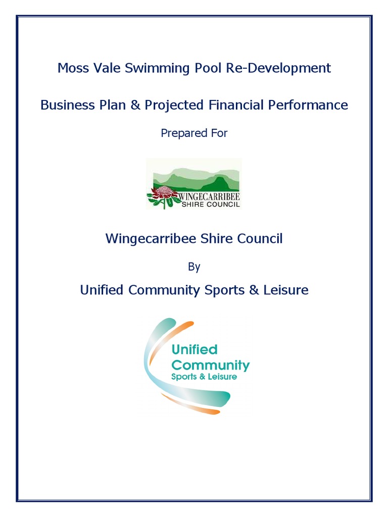 leisure centre business plan