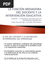 La Función Mediadora Del Docente y La Intervención