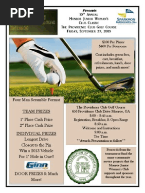 Golf Tournament Flyer