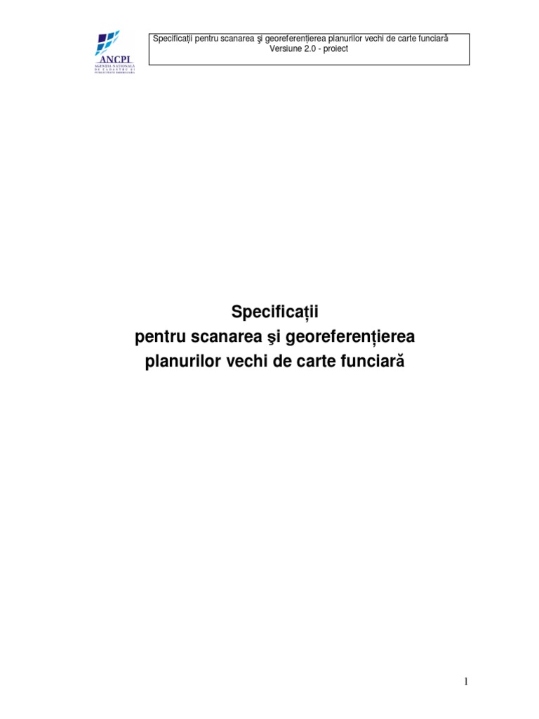 Scanare Georef PL Vechi Carte Funciara Bun | PDF