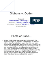 Gibbons V Ogden