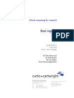 Cc421d007-1.0 Cloud Computing for Research Final Report