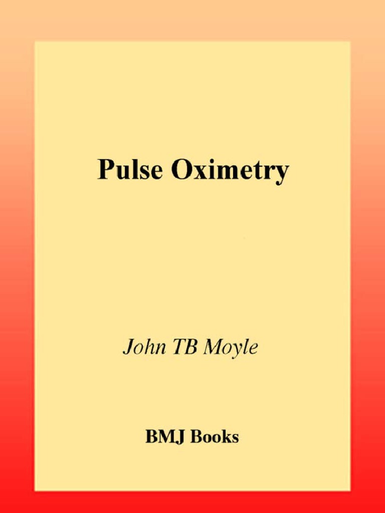 Pulse Oximetry PDF Gallium Arsenide Spectrophotometry