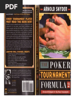 Arnold Snyder Poker tournament formula 2