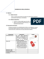 TRANSMISION DE SEÑAL INFRARROJA