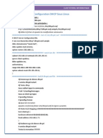 Adiminstration de Service DHCP Sous Linux