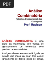 Analise Combinatoria 1