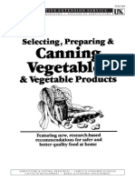 Canning Vegetables