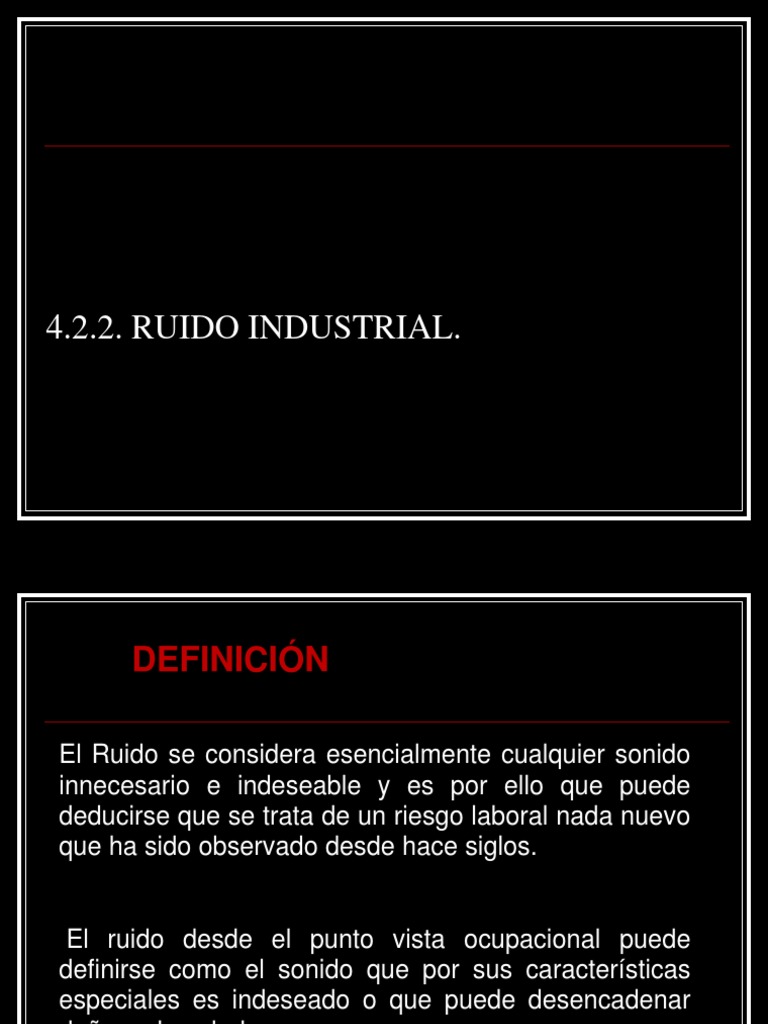 Ruido Decibel ruido