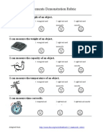 demonstration rubric