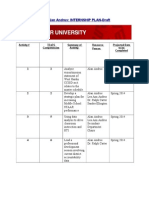 John A Andrus - Superintendent Intern Plan Template