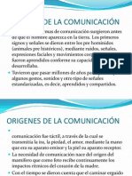 DOCUMENTO No. 1 ORIGEN DE LA COMUNICACIÓN
