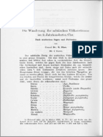 Die Wanderung der sabäischen Völkerstämme im 2 Jahrhundert n Chr