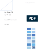 WEG CFW 11 Manual de La Comunicacion Profibus DP 10000741378 Manual Espanol