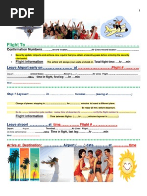 Flight Itinerary