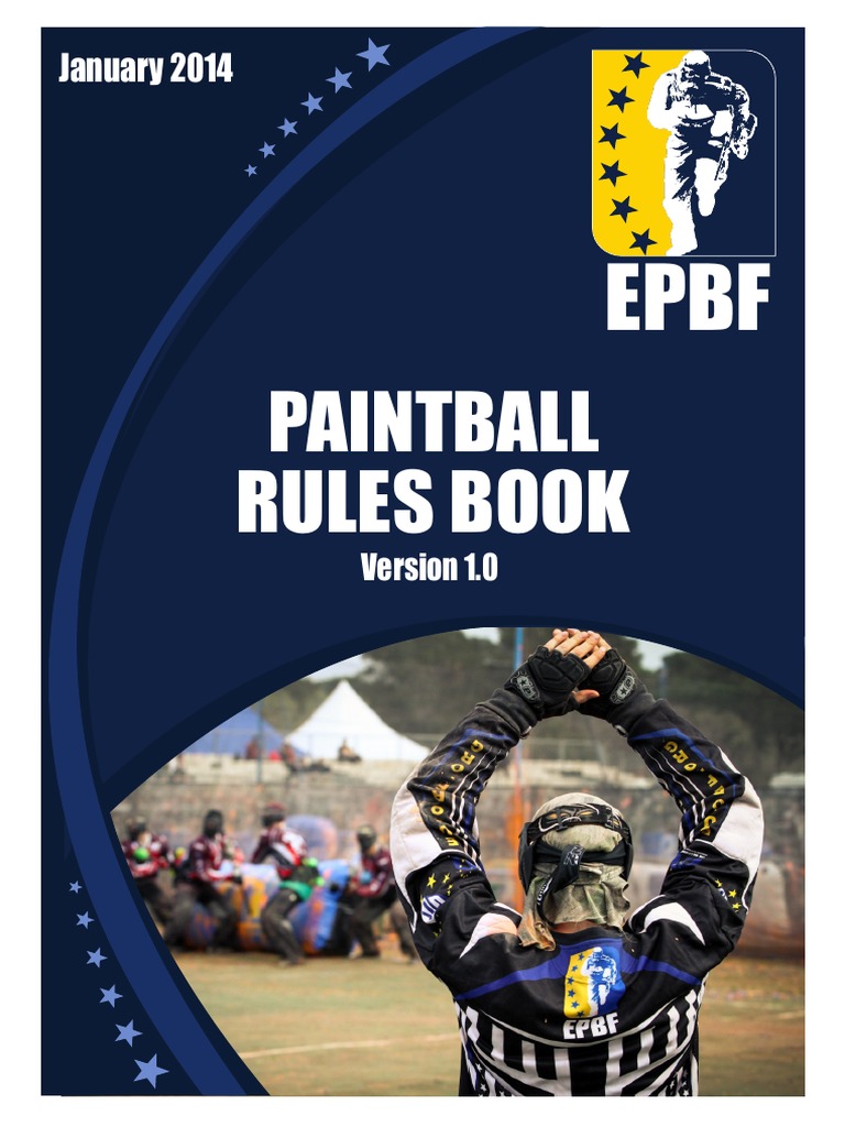 EPBF Rules Book v103 Paintball Referee Sports