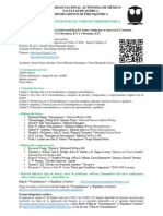 Lineamientos para El Curso de Termodinámica 2014-2 PDF