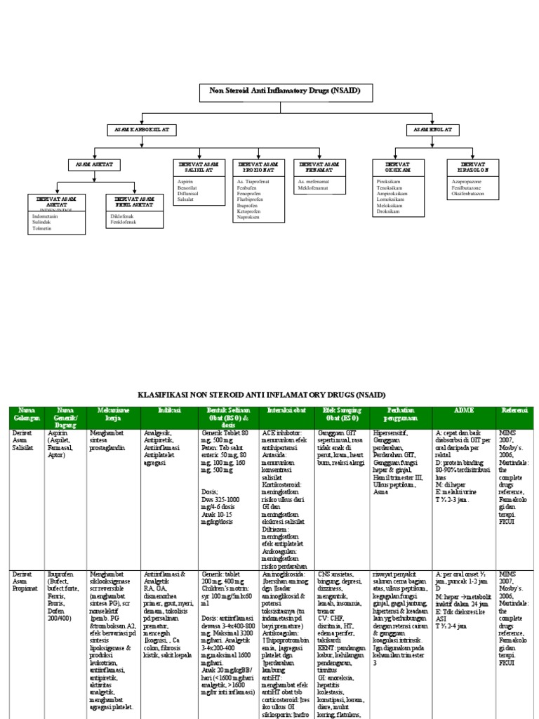 Klasifikasi NSAID by Dion Faisal | PDF