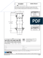 Tag: Isolation Cleanout: Pipe Sizing (Select One) MAX. 2 1/2" (64) MIN. 3/4"