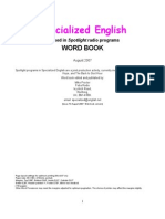 Specialized English: Word Book