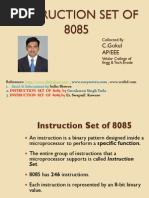 8085 Instruction Set