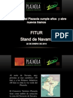 Presentación Fitur - Plazaola 2014