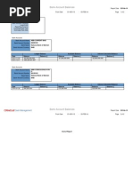Bank Balances for 2 Bank Accounts