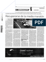 Recuperarse de La Media Maratón