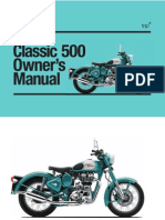 Bullet Classic 500 Owners Manual