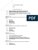 Financial Statement Analysis Test Bank Chapter 11