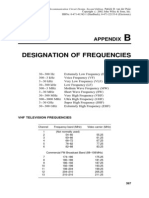 Designation of Frequencies: Appendix