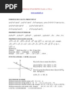 Formule Matematice Cls. v-VIIIf