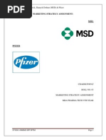 Download Marketing Strategies adopted by MSD  Pfizer by Charmi Popat SN204191969 doc pdf