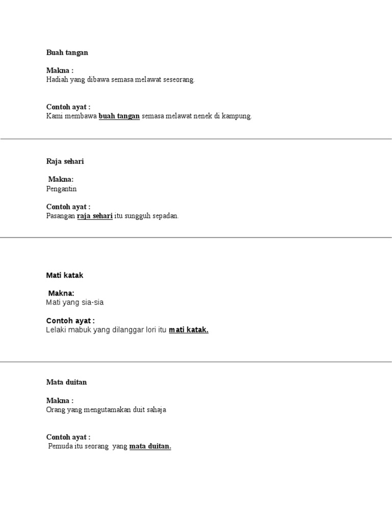 Buah Tangan Pdf