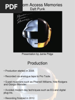 Daft Punk Random Access Memories Business Presentation