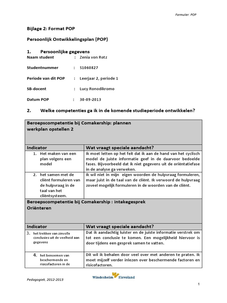 Formulier Pop | PDF