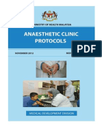 Anaesthethic Clinicadad Protocols