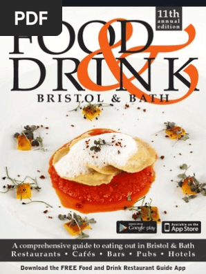 Bristol Bath Food Drink Guide 13 Pdf Restaurants Menu