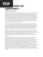 Download ESSAY ON DEMOCRACY by MUNIR KHAN SN20422021 doc pdf