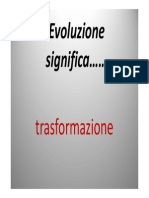 Teorie Fissiste e Introduzione All'evoluzionismo