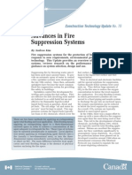 Advances in Fire Suppression Systems: Construction Technology Update