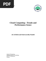 Cloud Computing - Trends and Performance Issues