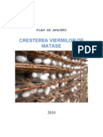 Plan de Afaceri - Cresterea Viermilor de Matase