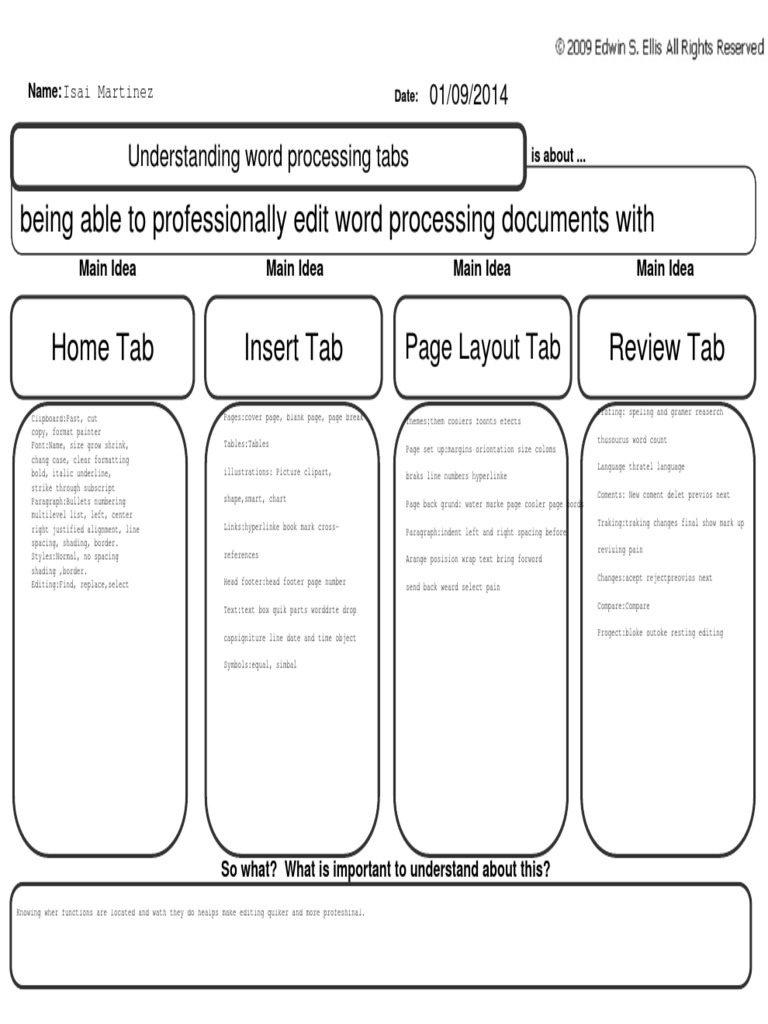 Professional Word Processing Editing Guide | PDF
