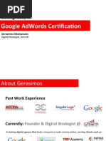 AdWords Seminar @NewSchool Part 1