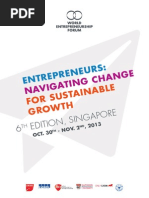 World Entrepreneurship Forum Brochure 2013