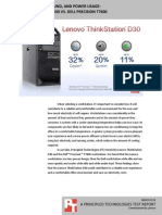 Workstation Heat, Sound, and Power Usage: Lenovo ThinkStation D30 vs. Dell Precision T7600