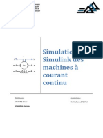 Simulation Simulink Des Machines À Courant Continu